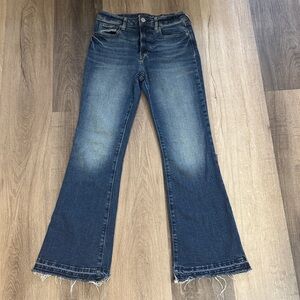 GAP Kids Dark Blue Flare Jeans Size:14